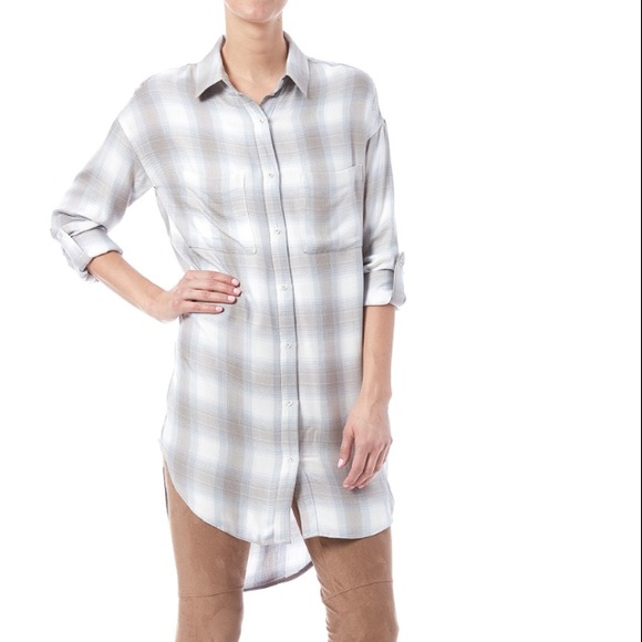 Gentle Fawn Plaid Button Up - Picture 2 of 6